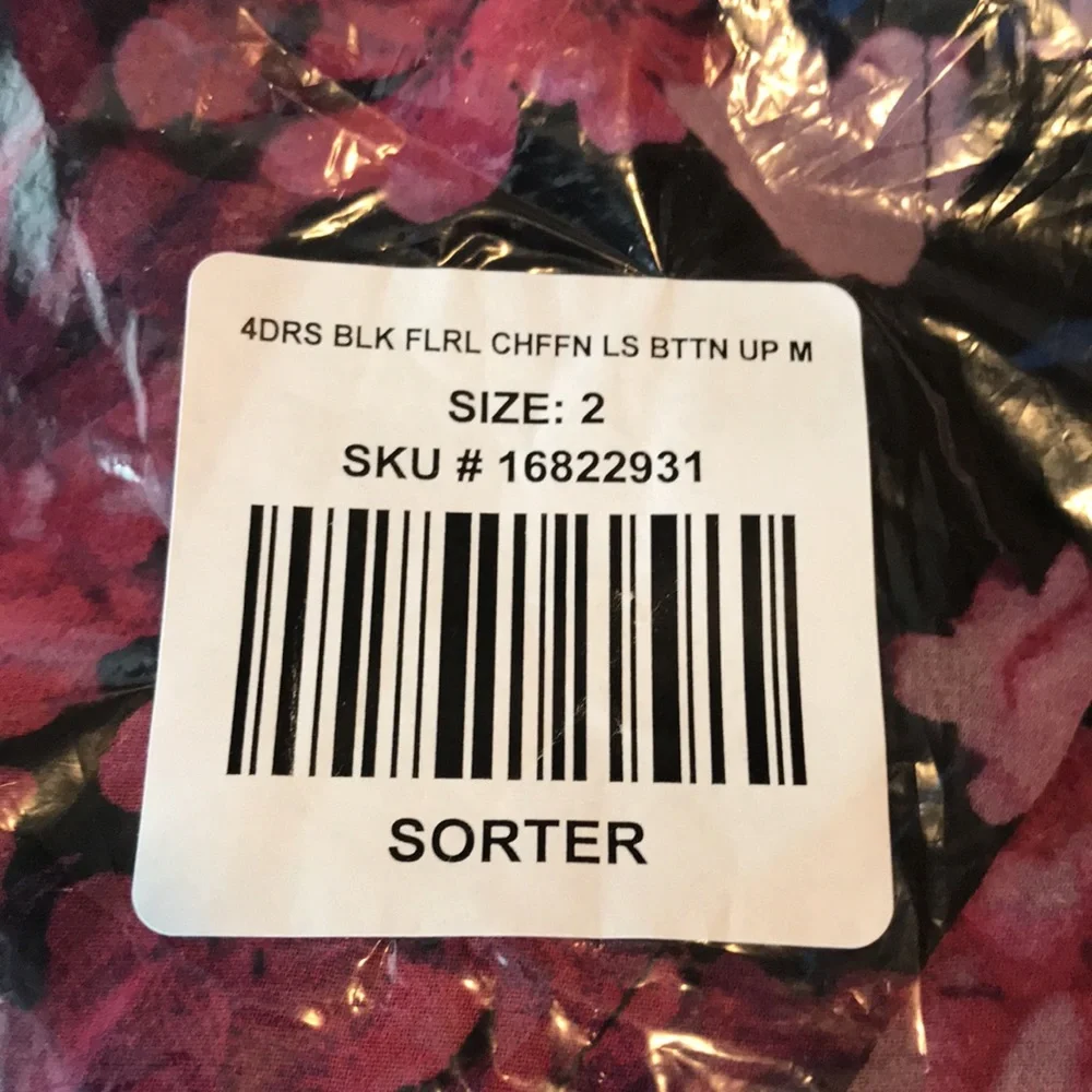 COPY - NWT Torrid 2X black chiffon floral maxi dress - Picture 7 of 11